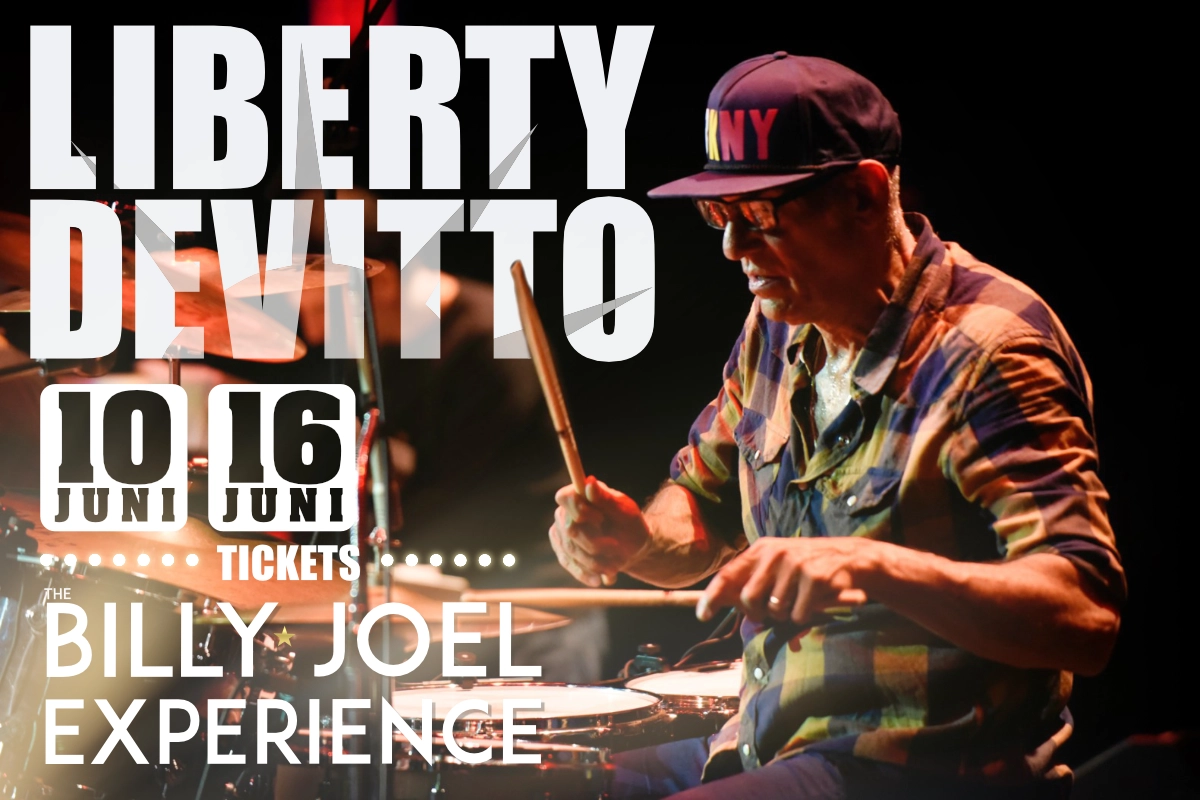 **Liberty DeVitto, de legendarische drummer van Billy Joel, komt naar Nederland!**